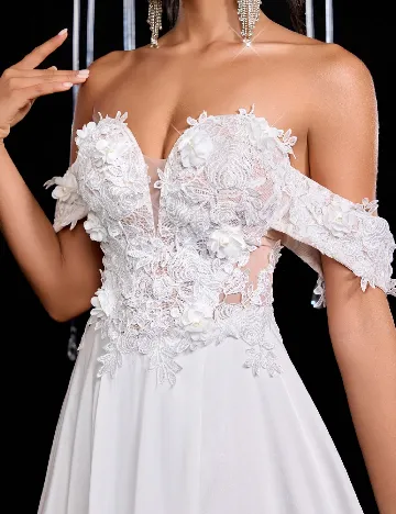 Rochie lunga SHEIN, alb Alb