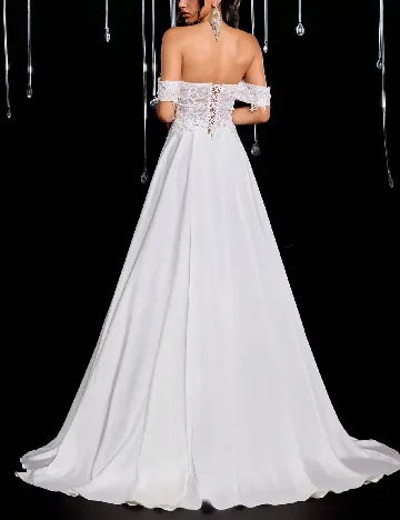 Rochie lunga SHEIN, alb Alb