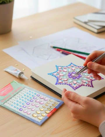 Set strasuri Hobby Flora, mix culori