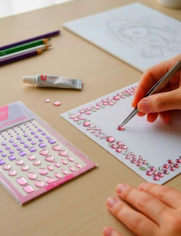 Set strasuri Hobby Flora, mix culori