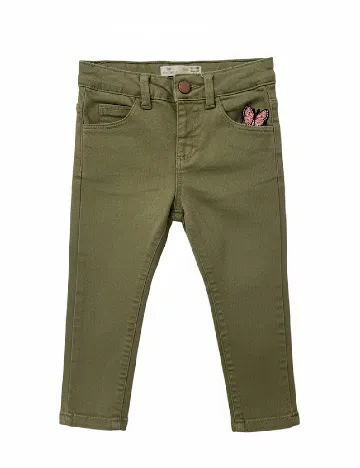 Blugi Zara, verde Verde