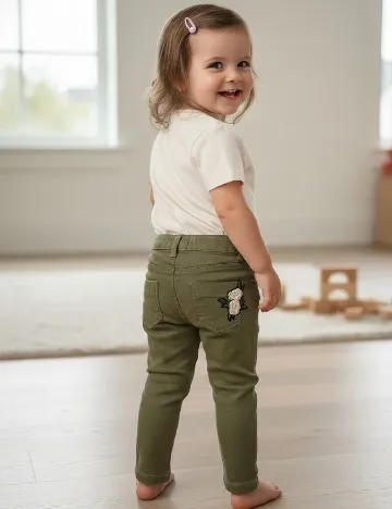 Blugi Zara, verde Verde