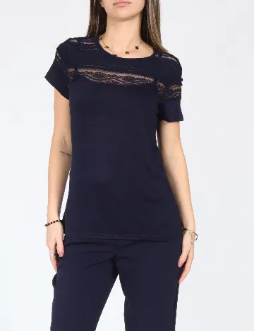 Tricou Only, bleumarin Albastru