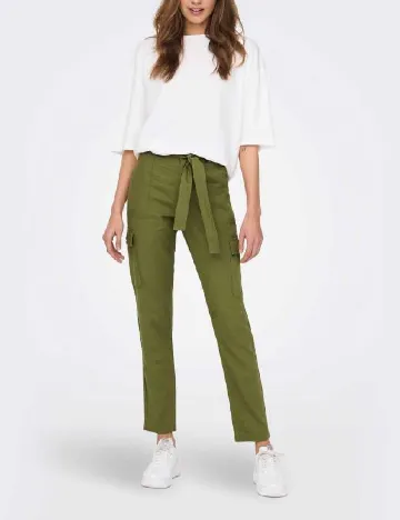 Pantaloni Only, verde Verde