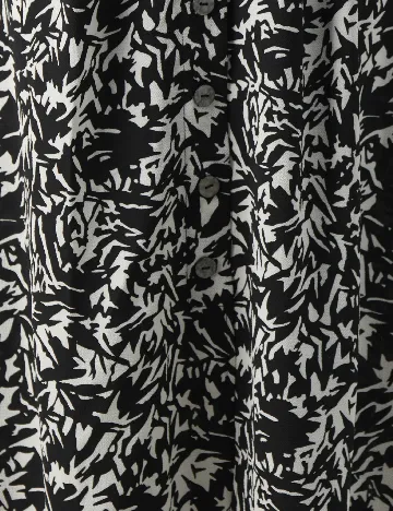 Fusta Only, negru/alb