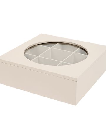 Cutie de depozitare pentru ceai ACTION, gri