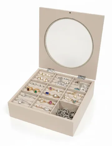 Cutie de depozitare pentru ceai ACTION, gri Gri