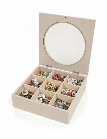 Cutie de depozitare pentru ceai ACTION, gri