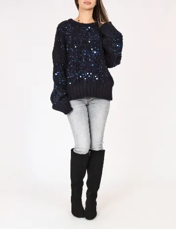 Pulover C&A, bleumarin Albastru