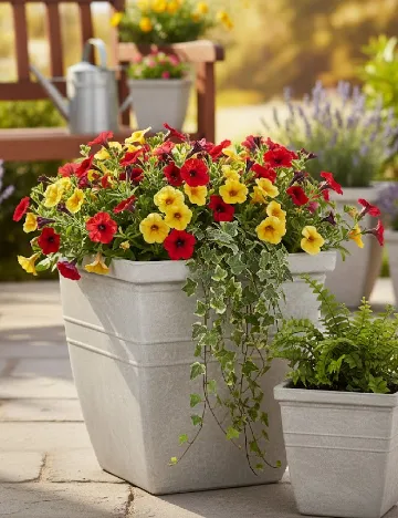 Ghiveci ACTION, gri Gri