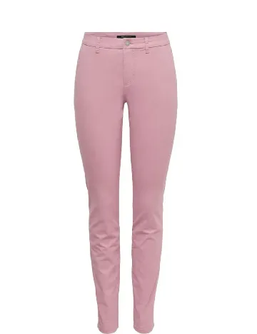Pantaloni Only, roz Roz