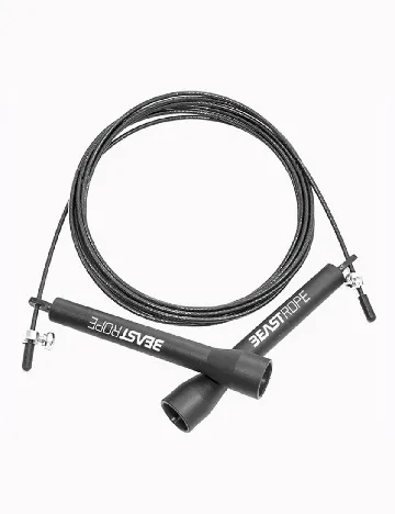Coarda de sarit ajustabila Beast Gear, negru