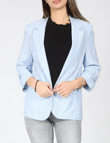 Blazer Only, bleu/alb