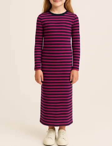 Rochie Only, roz/bleumarin