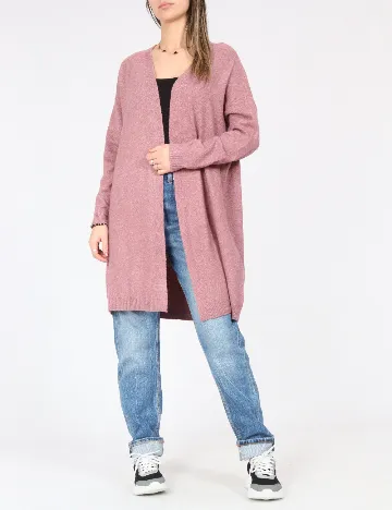 Cardigan Only, roz pudra
