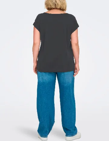 Tricou Only Carmakoma, gri inchis