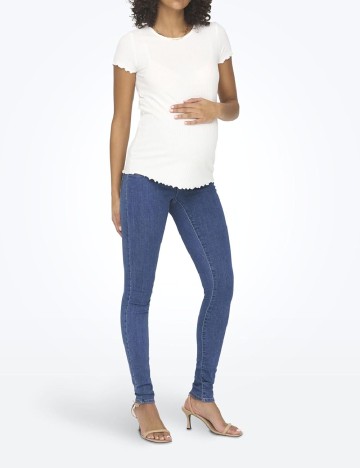 Blugi Only Maternity, albastru