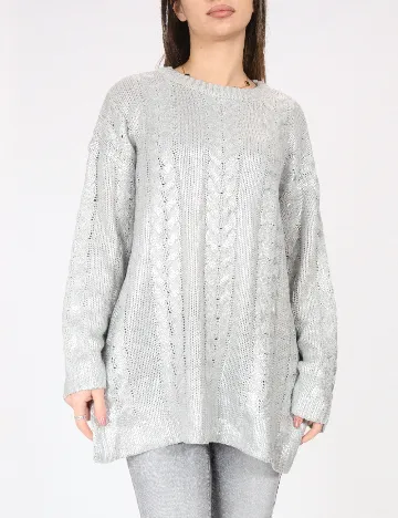 Pulover C&A, argintiu Gri