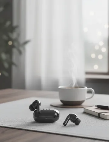 Casti True Wireless Fresh 'n Rebel, gri inchis Gri