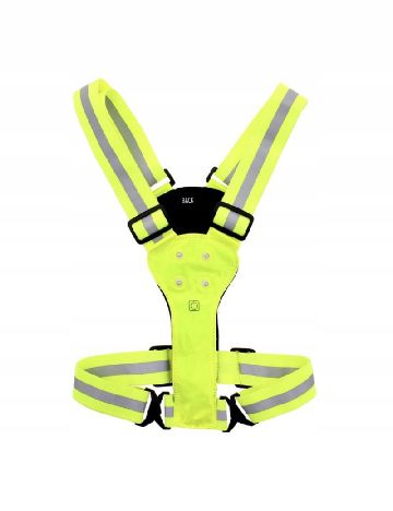 Vesta reflectorizanta cu iluminare LED Mascot, galben