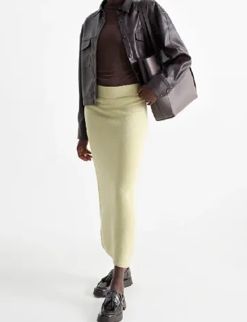 Fusta C&A, verde deschis Verde