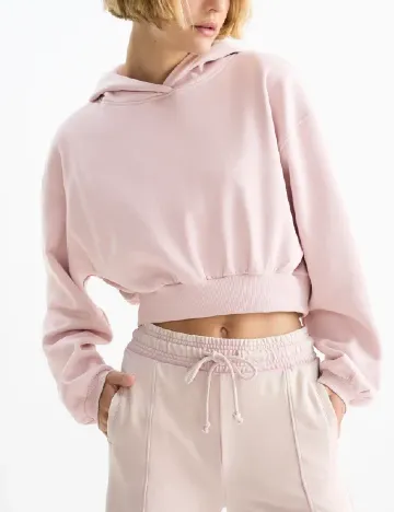 Hanorac C&A, roz pudra