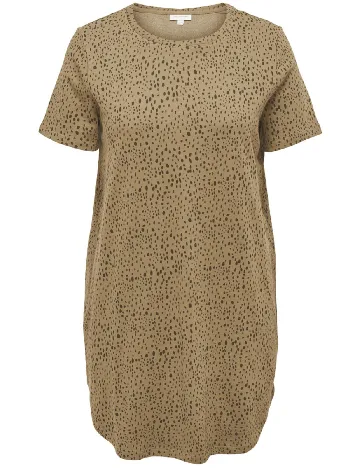 Rochie scurta Only Carmakoma, maro