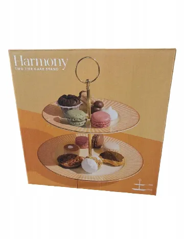 Platou etajat Harmony, portocaliu Rosu