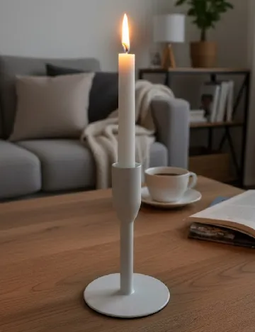 Suport lumanare Zd Trading, bej Crem