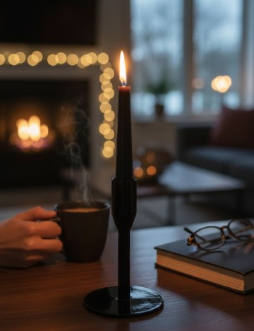 Suport lumanare Zd Trading, negru