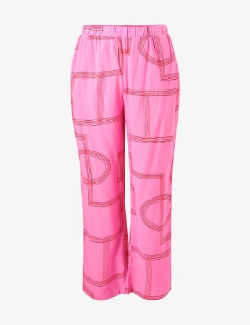 Pantaloni Only Carmakoma, roz