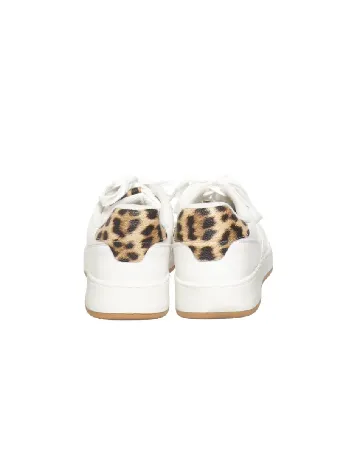 Adidasi C&A, alb/animal print