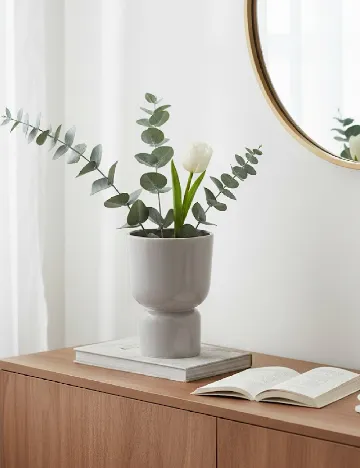 Vaza si ghiveci, 2 in 1 Cozy Creations, gri Gri