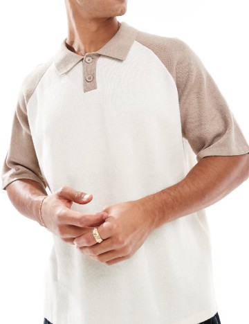 Tricou Jack&Jones Plus Size Men, ecru