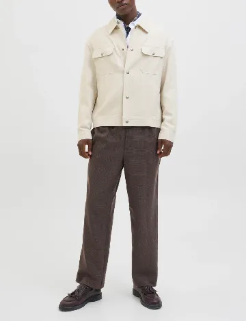 Jacheta Jack&Jones, bej Crem