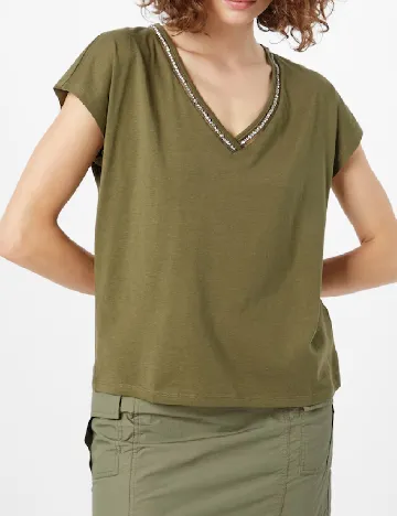 Tricou Only, verde Verde