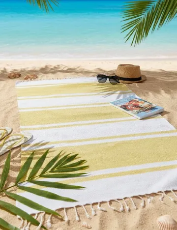 Prosop de plaja, galben