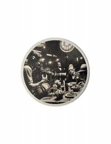 Set suporuri pahare reversibile, 50 buc, gri