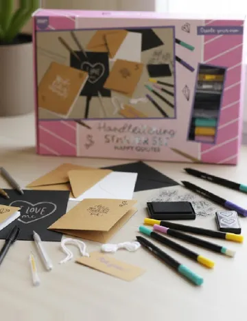 Set caligrafie Craft world, mix culori