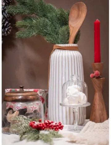 Vaza Absolu Chic, ecru Alb