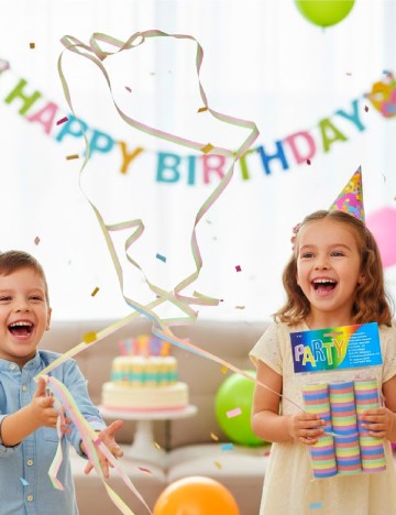 Confetti  3 bucati, mix culori