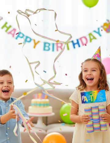 Confetti  3 bucati, mix culori