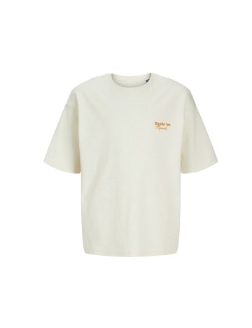 Tricou Jack&Jones, crem