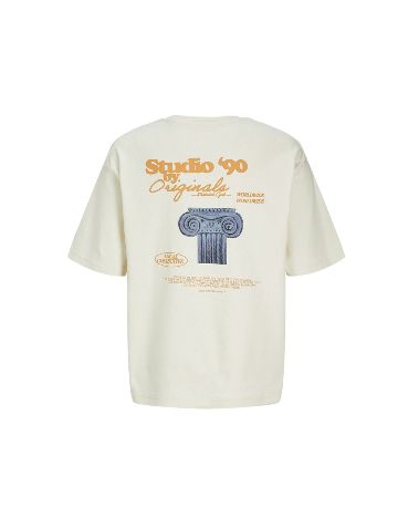 Tricou Jack&Jones, crem