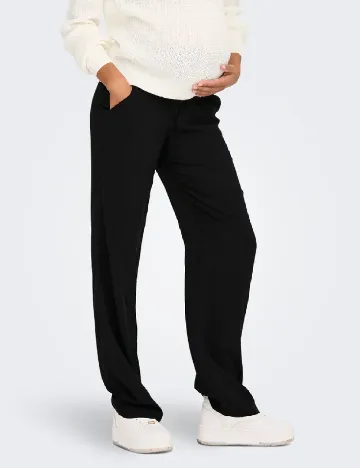 Pantaloni Only Maternity, negru Negru