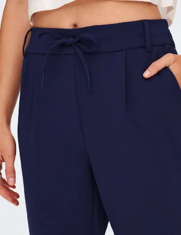 Pantaloni Only, bleumarin Albastru
