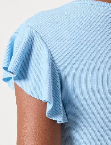 Tricou Only, bleu Albastru