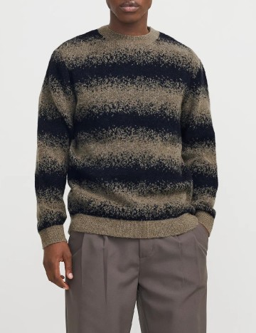 Pulover Jack&Jones, negru/verde