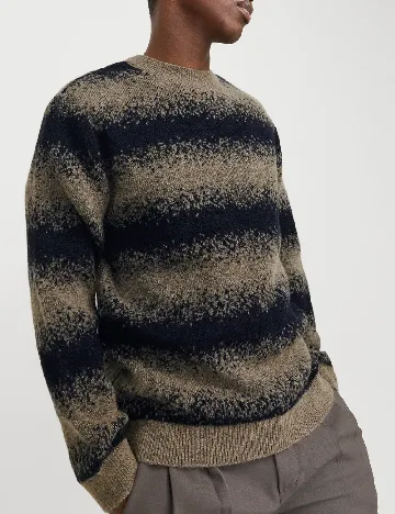 Pulover Jack&Jones, negru/verde Verde