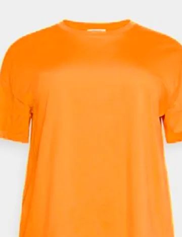 Tricou Only Carmakoma, portocaliu Portocaliu